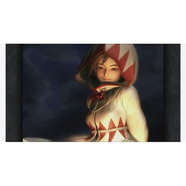 Artwork from Final Fantasy IX featuring a character in a hooded cloak.