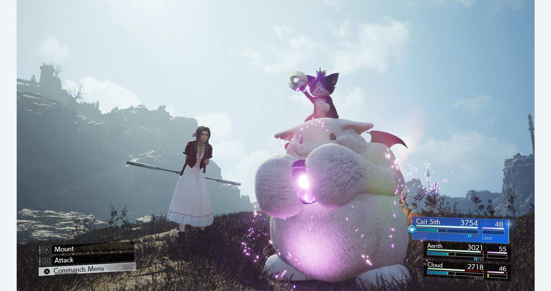 Final Fantasy VII Remake Intergrade & Rebirth Twin Pack gameplay scene.