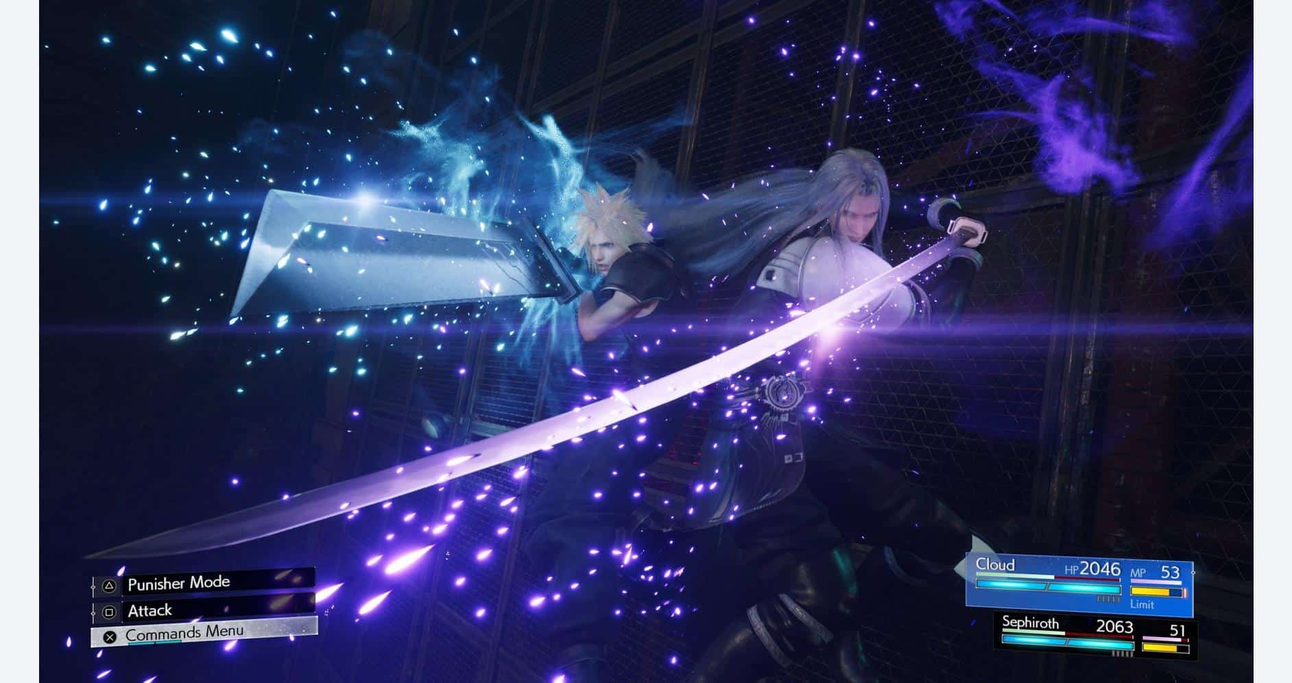 Final Fantasy VII Remake Intergrade & Rebirth Twin Pack gameplay scene.