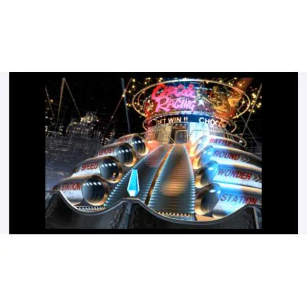 Image of a racing-themed stage for Final Fantasy VII & VIII Remastered Twin Pack.