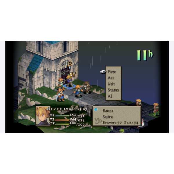 Tactical RPG gameplay scene from Final Fantasy Tactics Ivalice Chronicles.