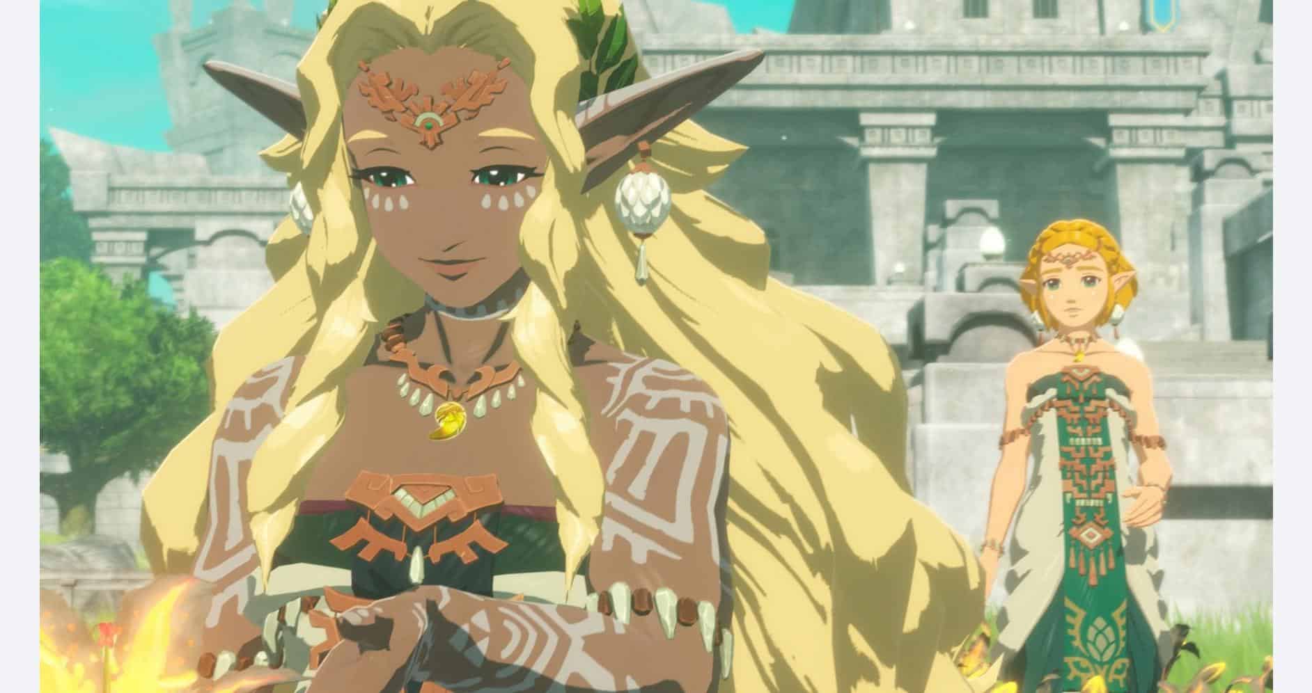 Hyrule Warriors character scene from Age of Imprisonment game.