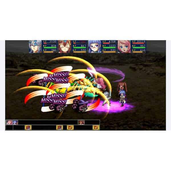 Turn-based RPG battle scene from KEMCO RPG Collection Vol. 3 by Gameware.