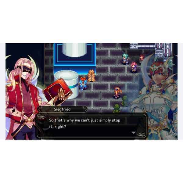 Classic pixel art RPG scene from KEMCO's game collection.