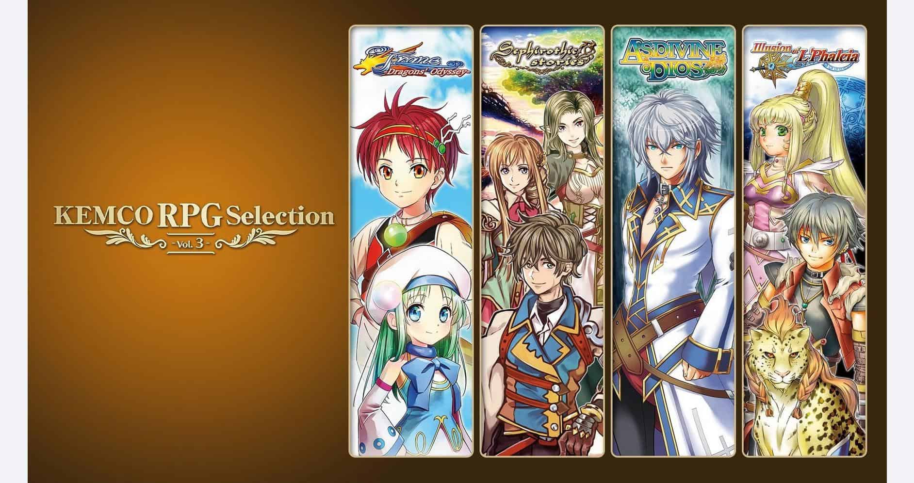 Cover art for Kemco RPG Selection Vol. 3 game collection.