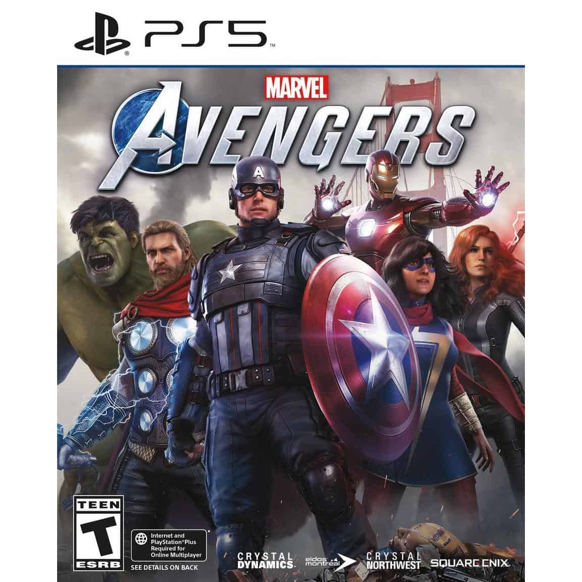 Protective shield with Captain America in Marvel's Avengers game for PS5.