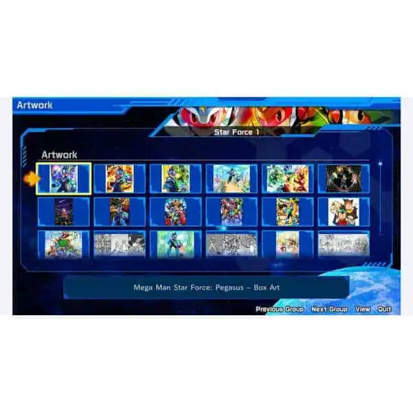 Mega Man Star Force artwork from the Legacy Collection game.