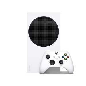 Xbox Series S 1TB All-Digital Console with white controller and packaging.