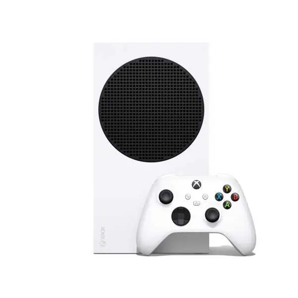 Xbox Series S 1TB All-Digital Console with white controller and packaging.