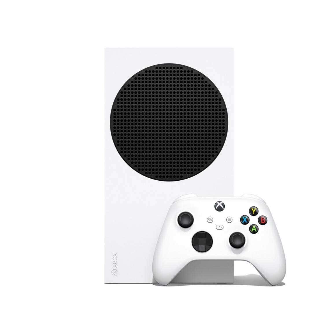 Xbox Series S 1TB All-Digital Console with white controller and packaging.