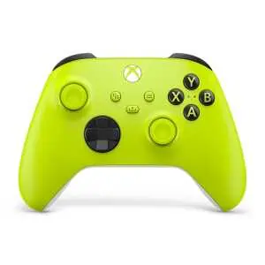 Electric Volt Xbox Series X wireless controller with colorful buttons and ergonomic design.