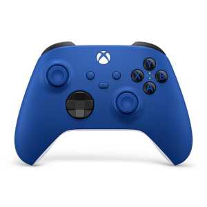 Shock Blue Xbox Series X wireless controller for gaming.