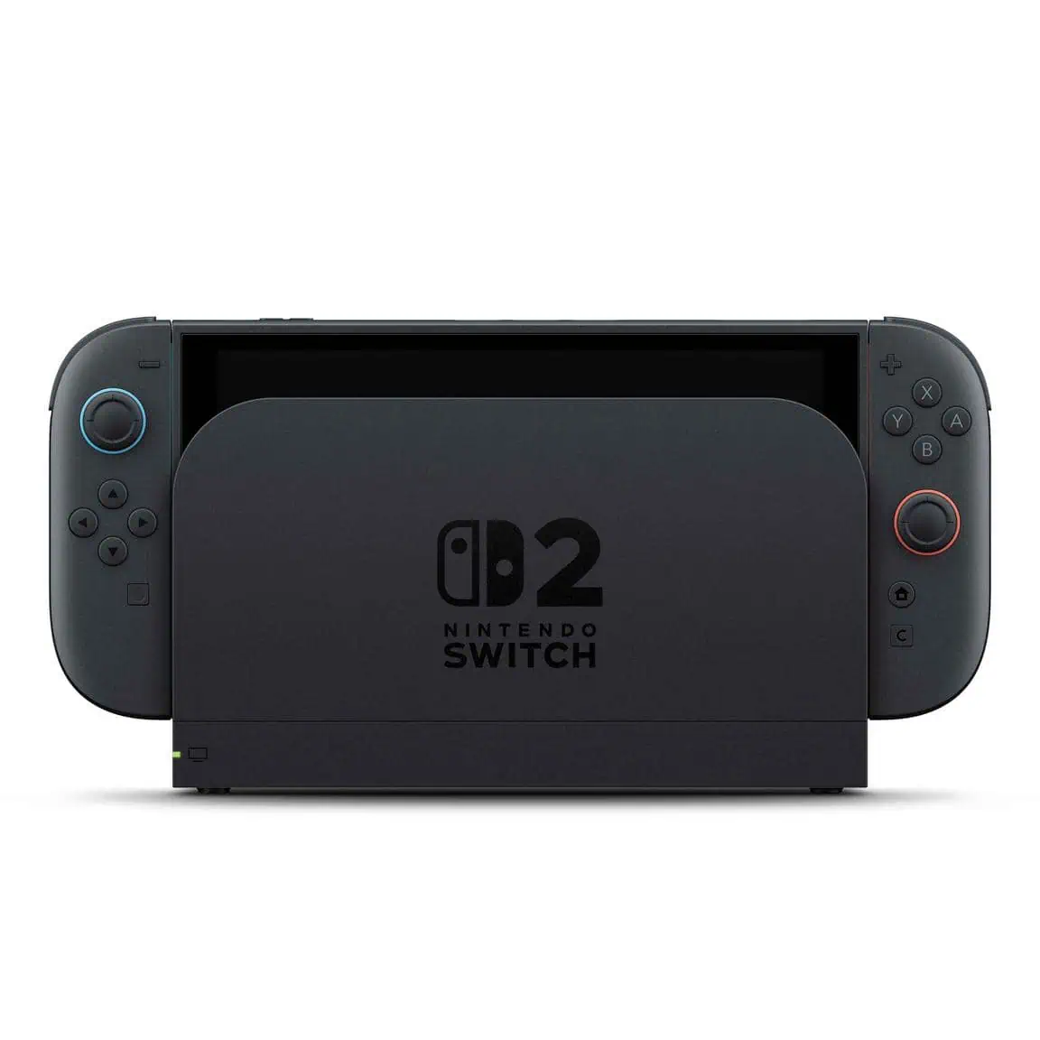 High-quality image of the Nintendo Switch 2 gaming console with detachable controllers.