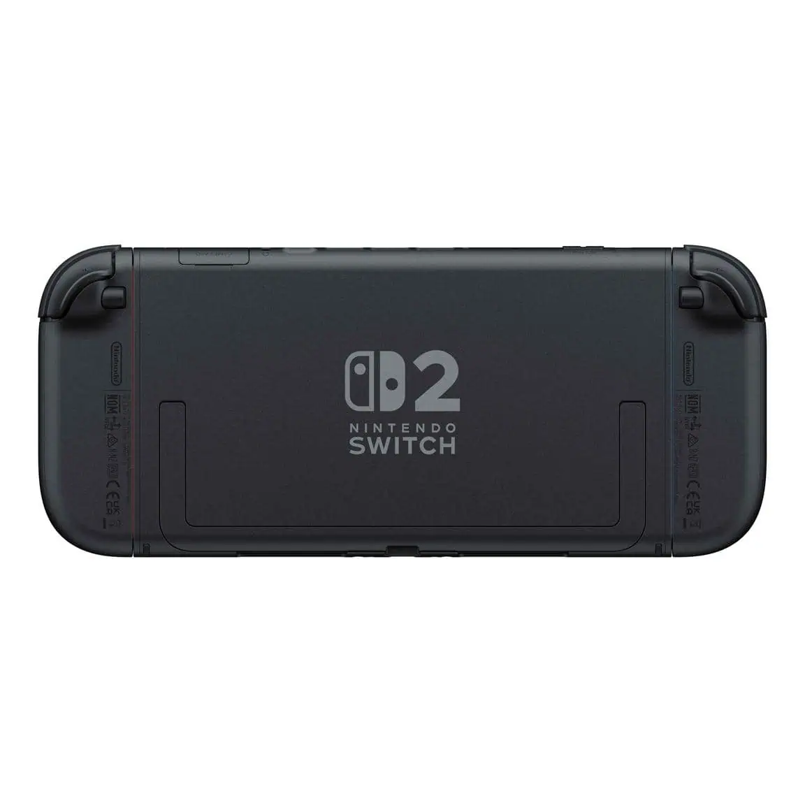 Nintendo Switch 2 gaming console with sleek design and logo.