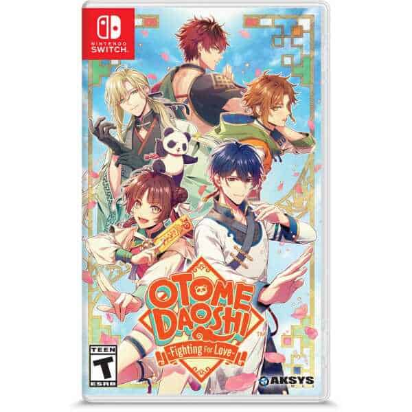 Otome Daoshi -Fighting for Love- Nintendo Switch game cover with anime characters.