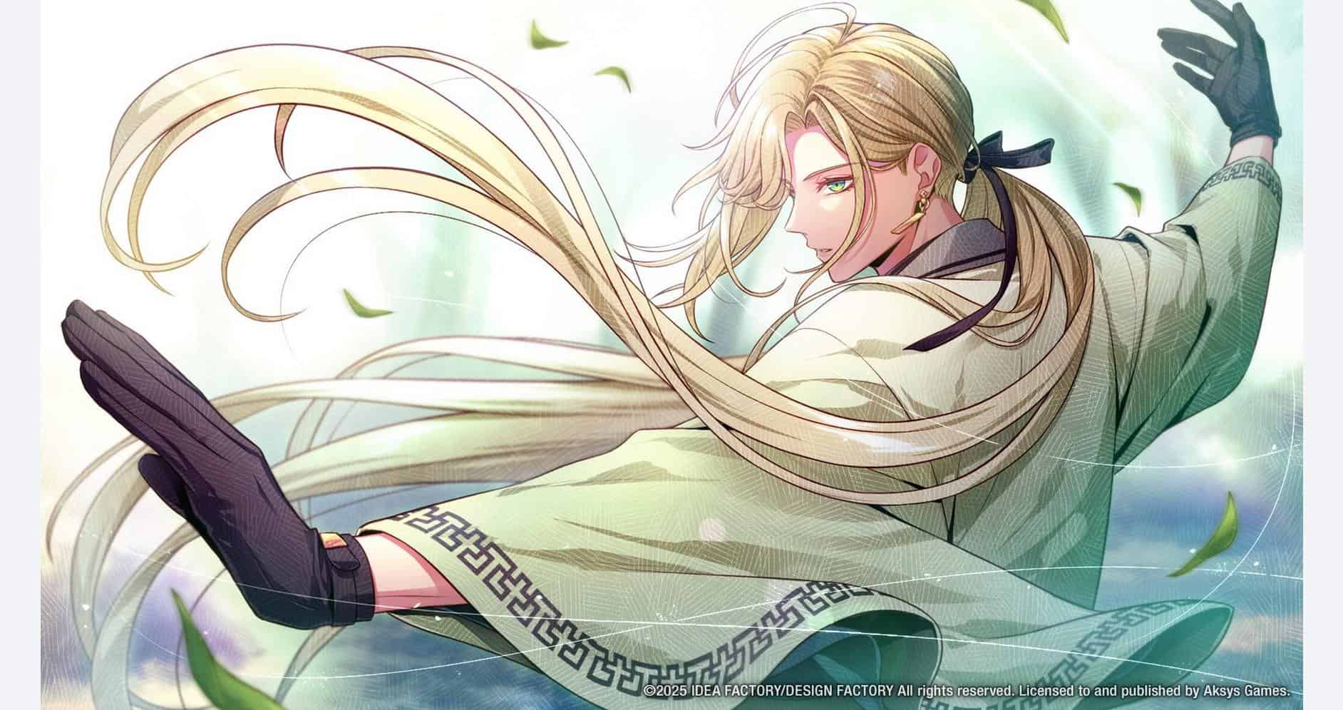 Elegant male character from Otome Daoshi game, with flowing hair and traditional attire.