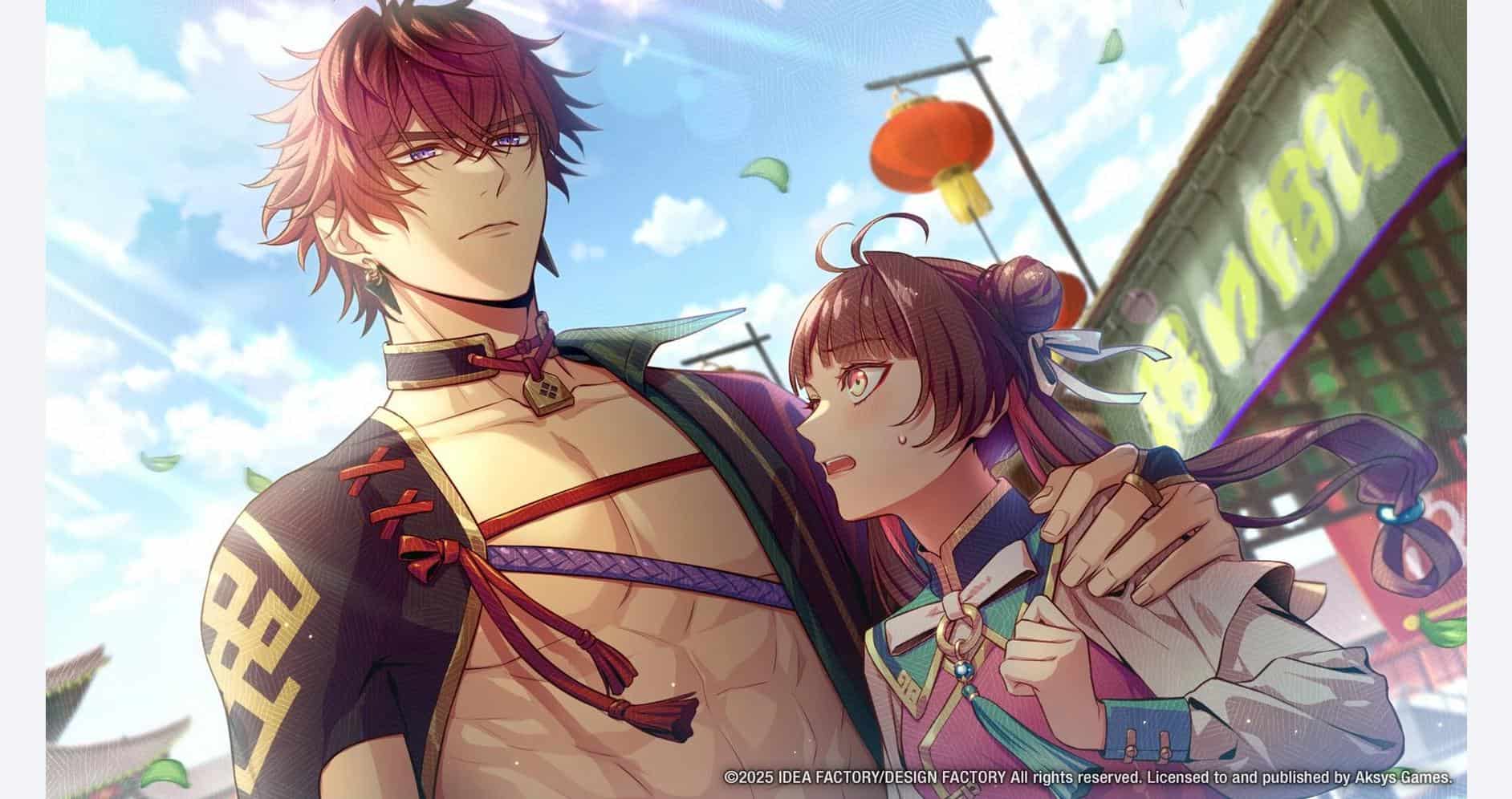 Anime-style characters from Otome Daoshi fighting for love.