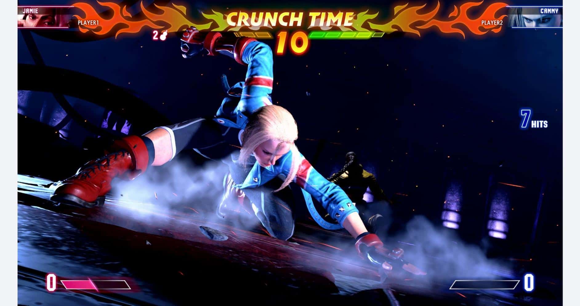 Street Fighter 6 Fighters Edition gameplay screenshot with a character in action.