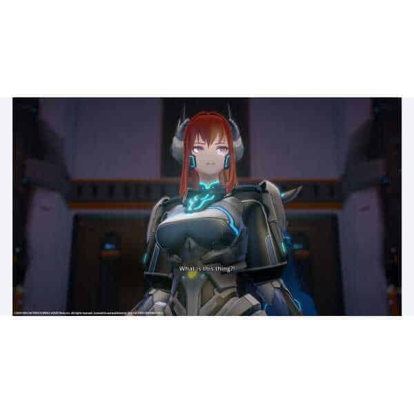 Futuristic female warrior in sci-fi armor from Scar-Lead Salvation game.