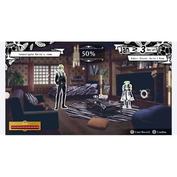 Interior scene from Shuten Order game showing characters in a cozy, decorated room.