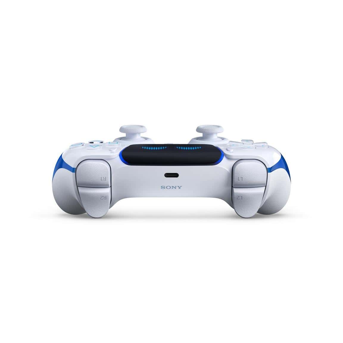 DualSense wireless controller for PlayStation with ergonomic design and advanced haptic feedback.