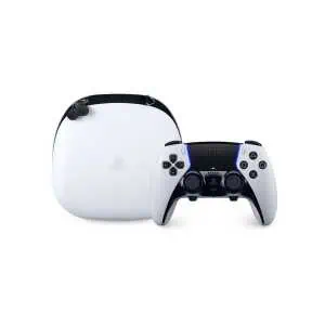PlayStation 5 console with DualSense wireless controller for gaming.