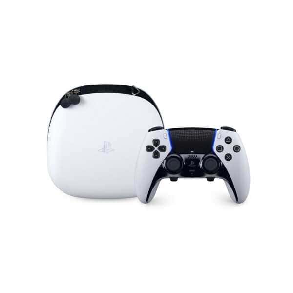 PlayStation 5 console with DualSense wireless controller for gaming.