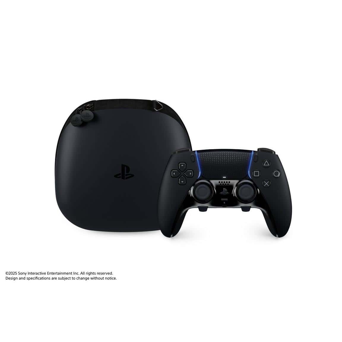 PlayStation 5 DualSense wireless controller with charging dock.