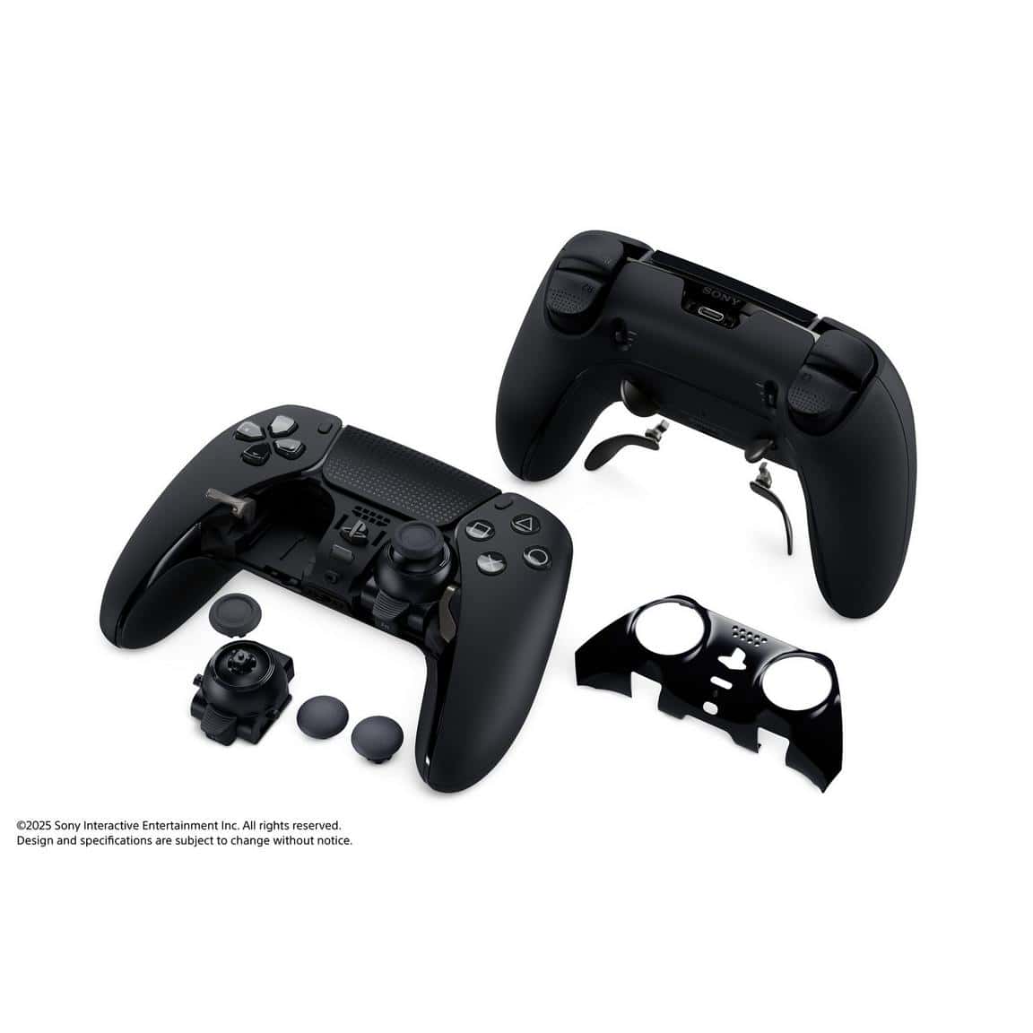 PlayStation 5 DualSense wireless controller with accessories for gaming.