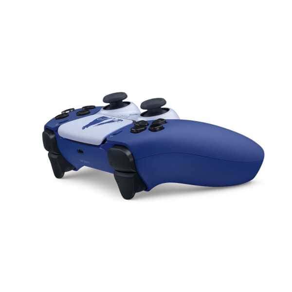 Wireless gaming controller for PlayStation with ergonomic design and responsive buttons.