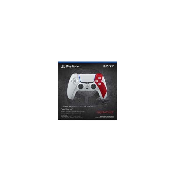 Enhanced DualSense wireless controller for PlayStation 5, limited edition God of War Ragnarok design.