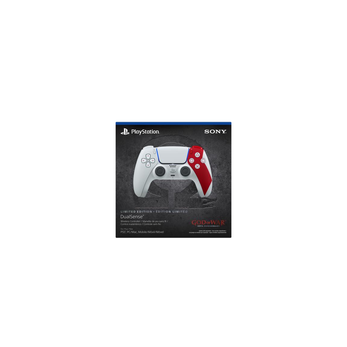 Enhanced DualSense wireless controller for PlayStation 5, limited edition God of War Ragnarok design.