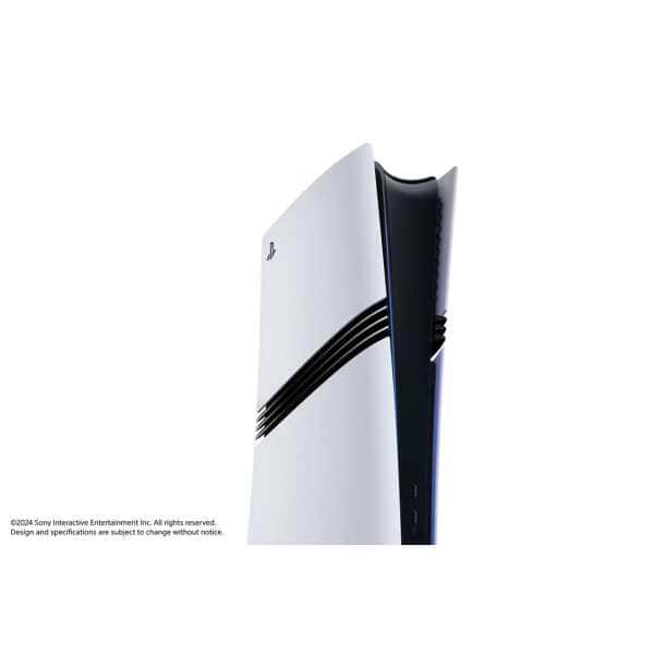 High-quality PlayStation 5 console with sleek white design and black accents for gaming excellence.