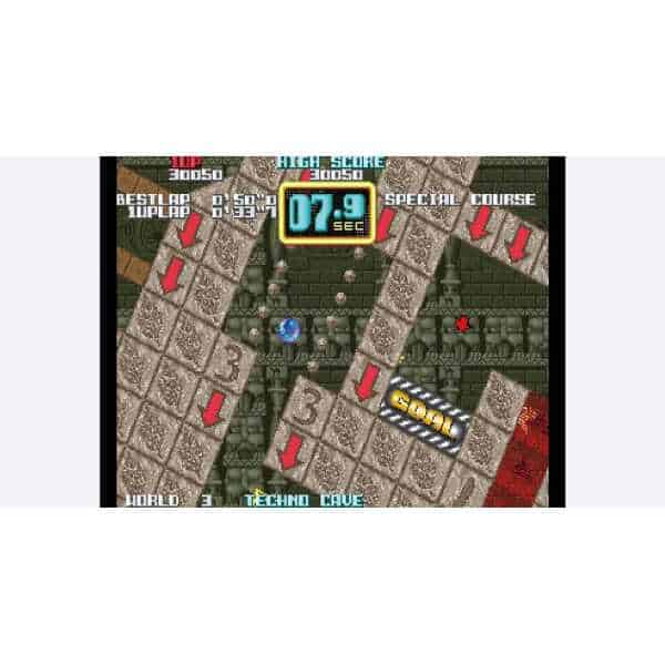 Arcade game screenshot showcasing Taito's classic titles with vibrant graphics and gameplay elements.