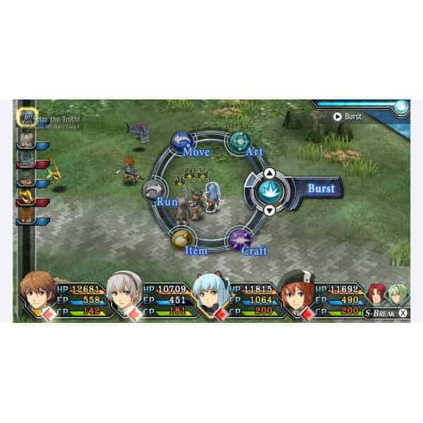 Gameplay screenshot from The Legend of Heroes: Trails from Zero and Trails to Azure Deluxe Edition.