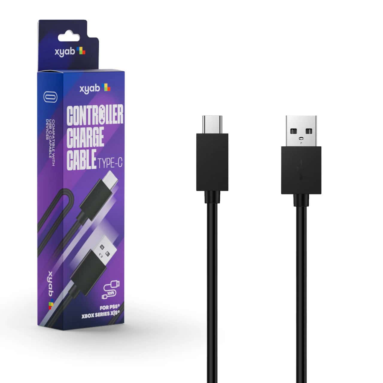 USB Type-C charging cable for Xbox Series X|S controllers.