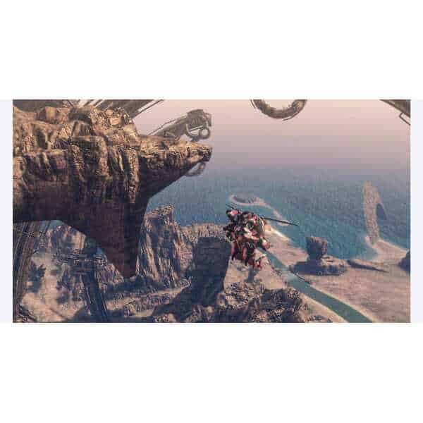 Futuristic landscape from Xenoblade Chronicles X Definitive Edition game.