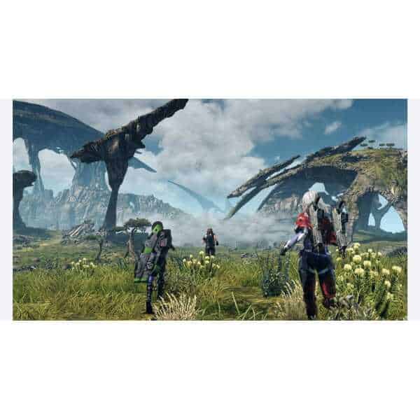 Explore alien landscapes in Xenoblade Chronicles X Definitive Edition gameplay.