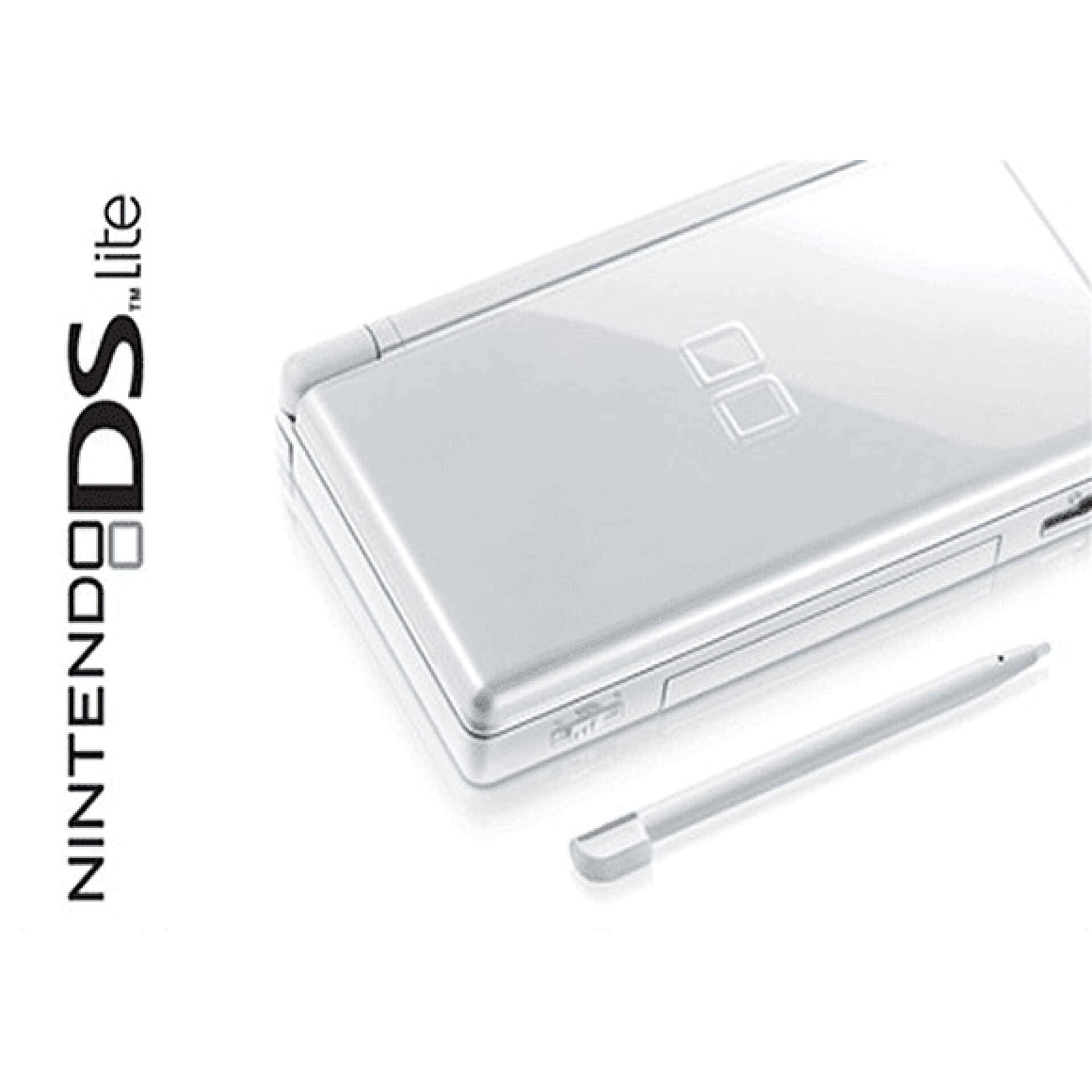 Nintendo DS Lite System Crystal White Gameware